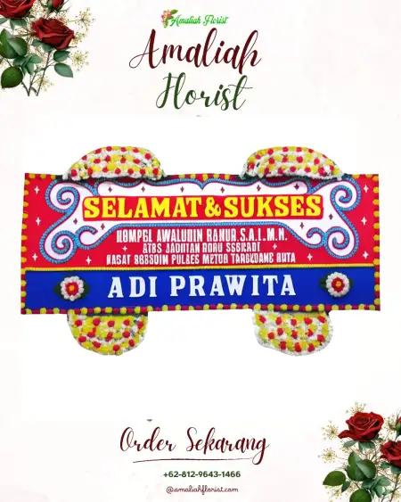 Papan Bunga Ucapan Selamat Krubungan